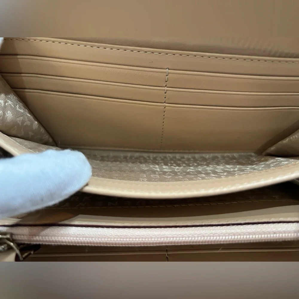 Kate Spade Riverside Street Ostrich Neda‎ Zip Around Wallet